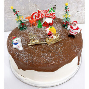 Christmas Drip Cake Marble Crunch